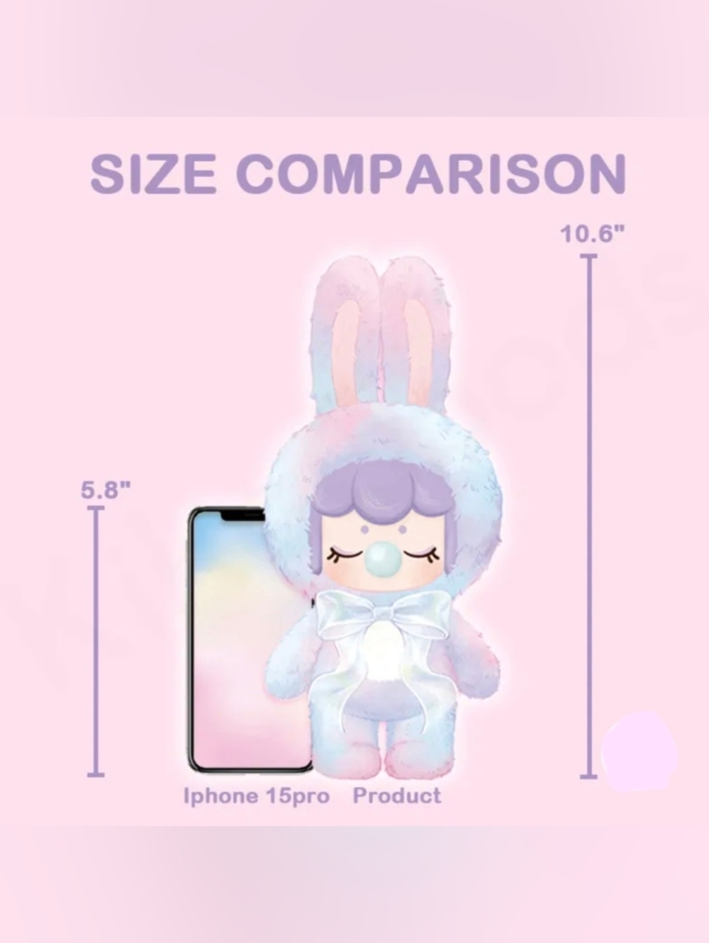 Nanci Shining Bunny Series Plush "Purple Dreamer" - Picture 9 of 15